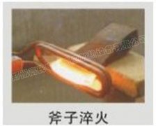 高频淬火机对斧子进行淬火热处理