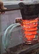 中频淬火设备对斗齿进行透热热处理