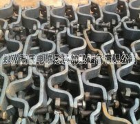 高频淬火炉50KW对U型钢支架卡缆的热轧