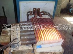 高频淬火设备对圆钢进行局部透热热处理